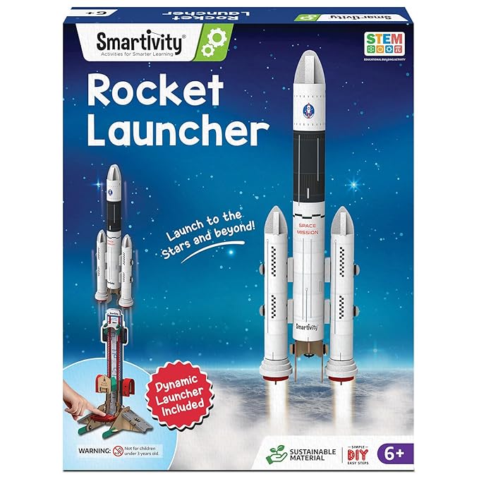 Smartivity DIY Rocket Building Kit for Kids