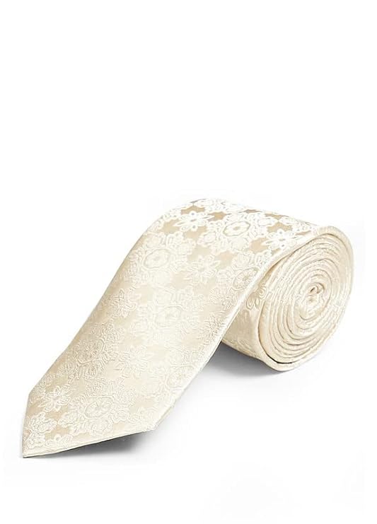 Satya Paul White Silk Tie for Gift