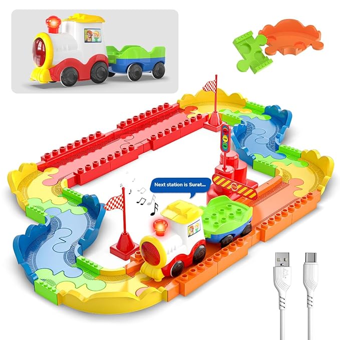 Funskool Metro Train Set with Tracks