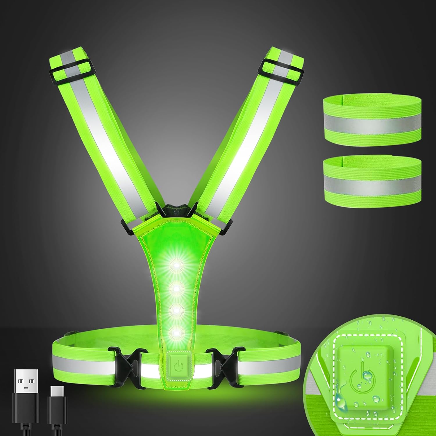 Generic Reflective Night Vest – Glow Safely