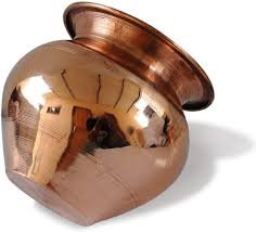 Vedic Vaani Copper Kalash with Lid - 1 Liter