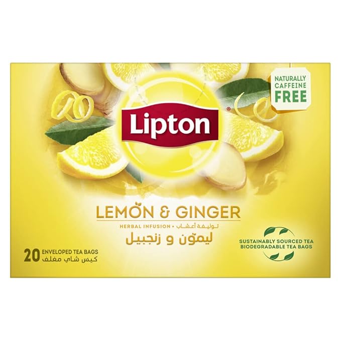 Lipton Ginger Lemon Infusion – Warm and Refresh Naturally