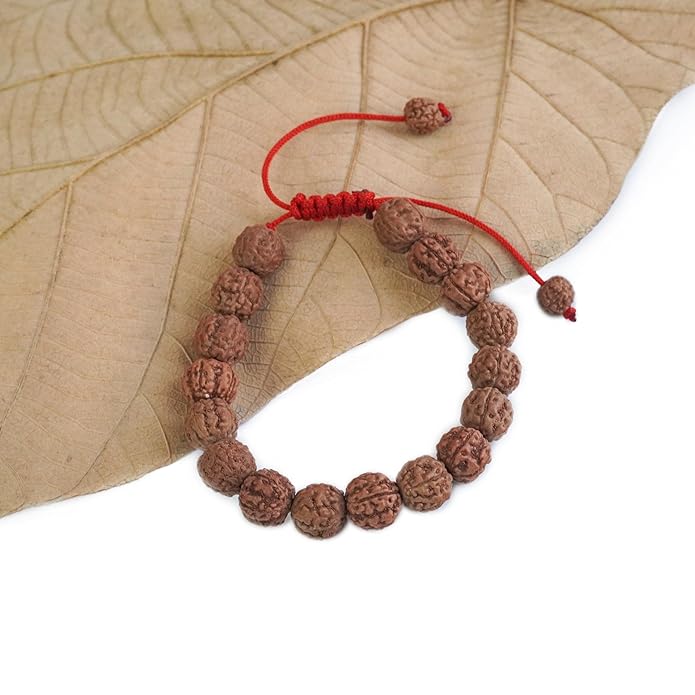 Rudraksha Ratna 5 Mukhi Rudraksha Bracelet - Adjustable