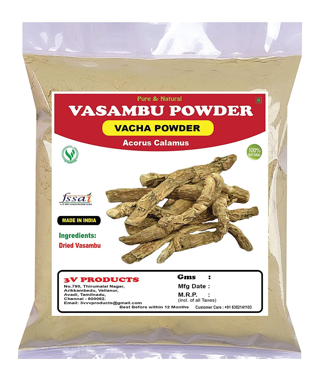 Jiva Ayurveda Vacha – Clarify and Calm Naturally