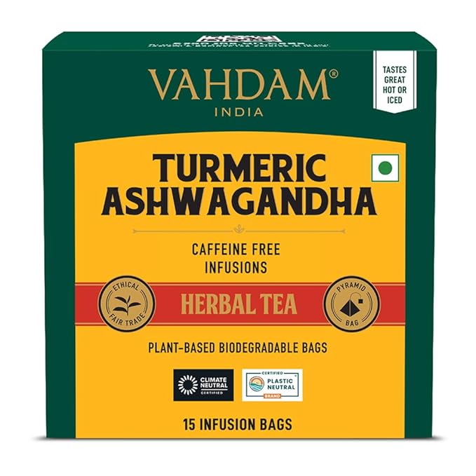 Vahdam Ashwagandha Tea – Calm and Strengthen Naturally