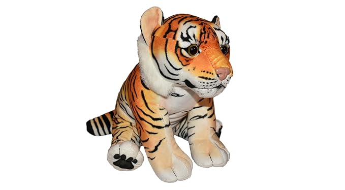 Wild Republic Cuddlekins Tiger Plush Toy - 30 cm