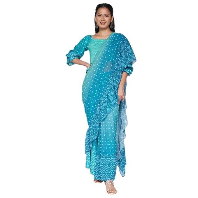 global desi womens Stitched Saree